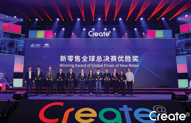 Photo from the award: Create @ Alibaba Cloud Startup Contest 2019: Global Final, New Retail