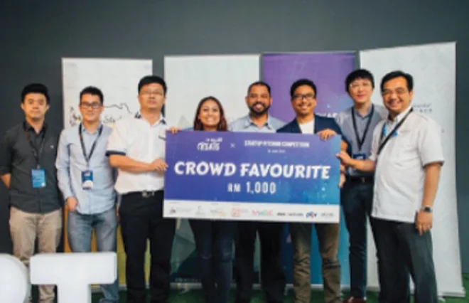 Photo from the award: IPSmart Startup Pitching Competition 2019