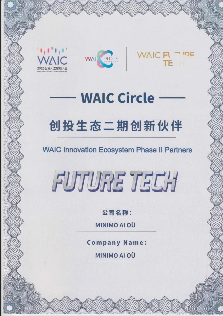 Photo from the award: Shanghai WAIC FutureTech Startup: Exhibitor